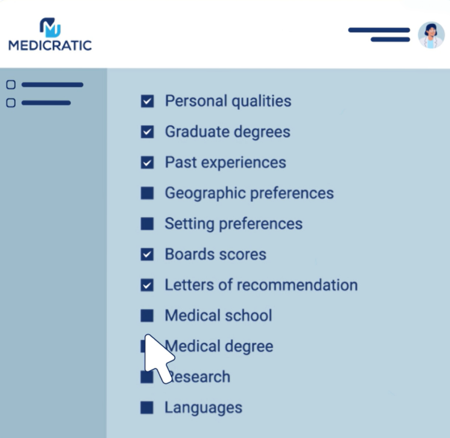 A graphic indicating some of the preferences that can be set in Halsted